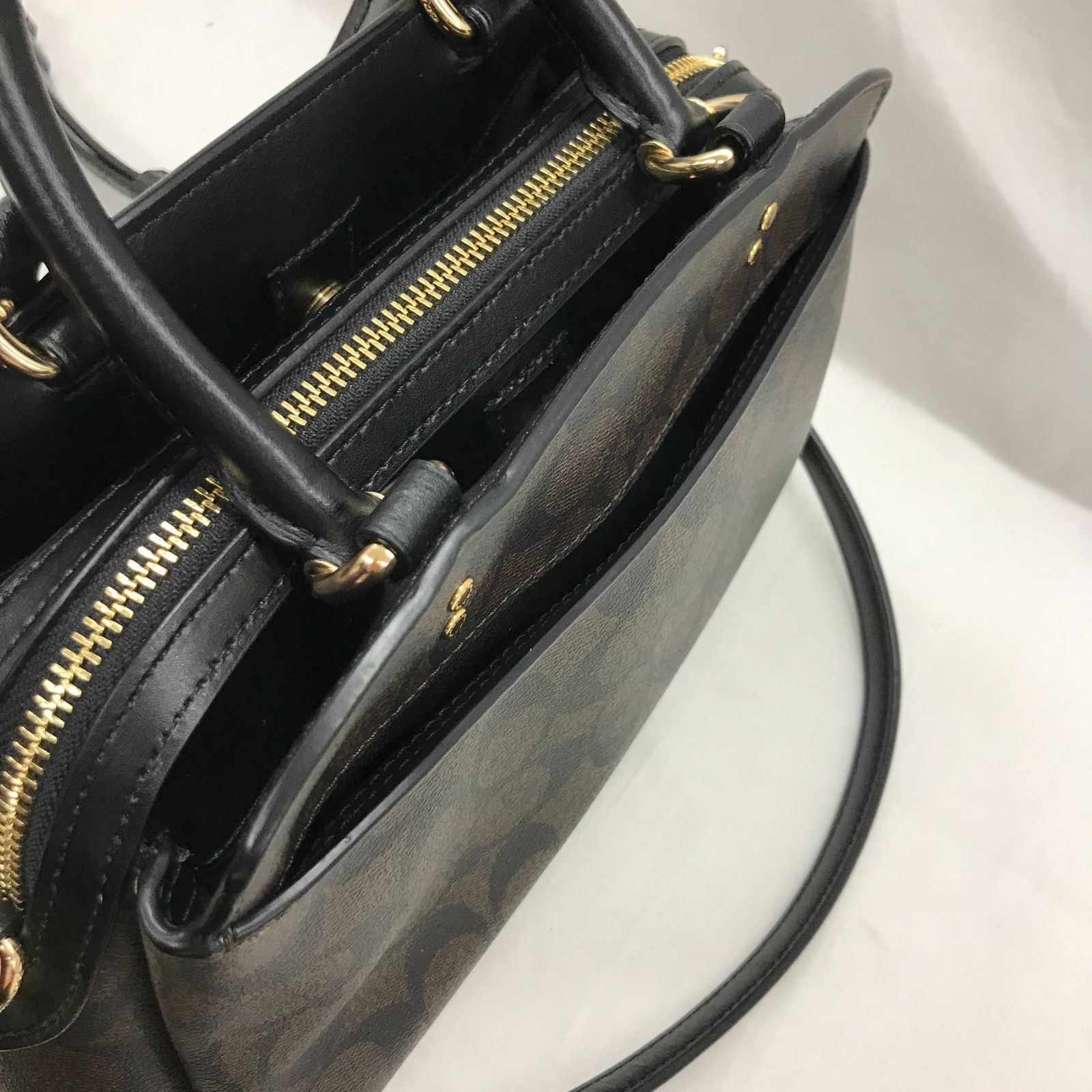 COACH コーチ 91494 シグネチャー ハンドバッグ ショルダー