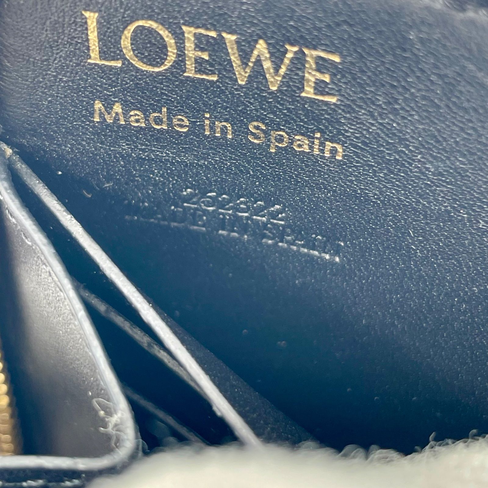 LOEWE ロエベ リピート ジップアラウンド ウォレット 長財布 ブラック 