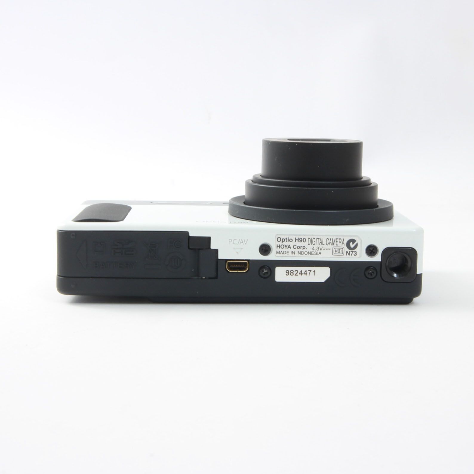 PENTAX ペンタックス Optio H90 ホワイト シルバー コンパクトデジタル 
