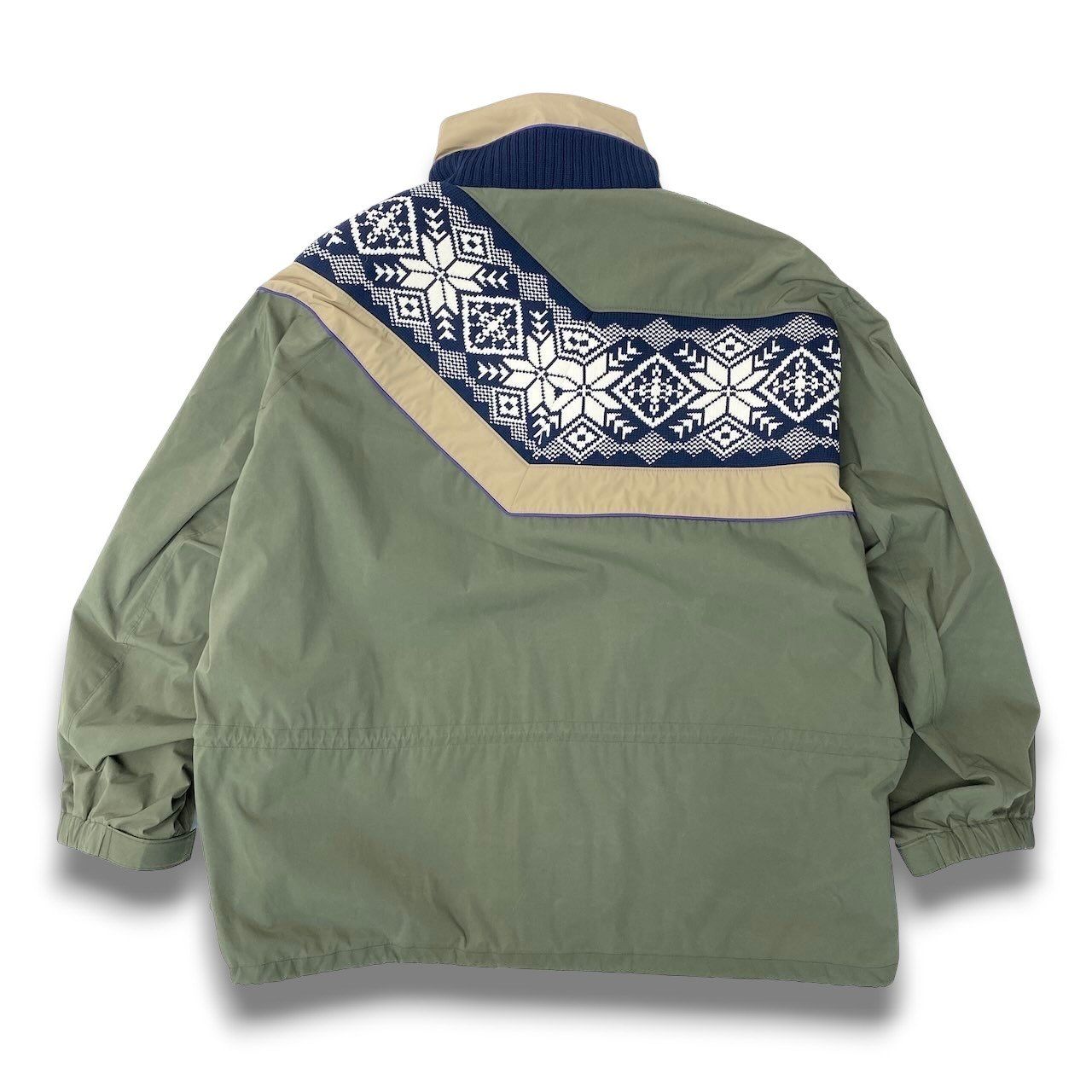 53c10 kolor カラー 24SS ニットドッキングナイロンジャケット