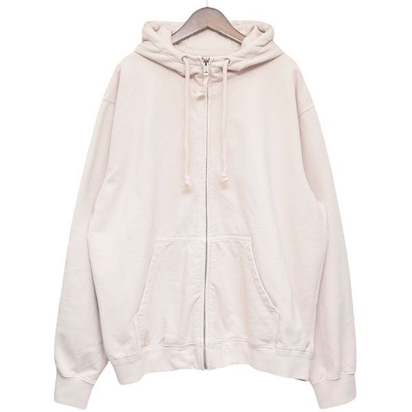 Maison Margiela　メゾンマルジェラ　2024AW　オーバーサイズ エンブロイダーロゴ ジップアップ スウェットパーカー　S50HG0046 S25520　8054000237180Maison Margiela;No apparent damage/stain; XS(SS)