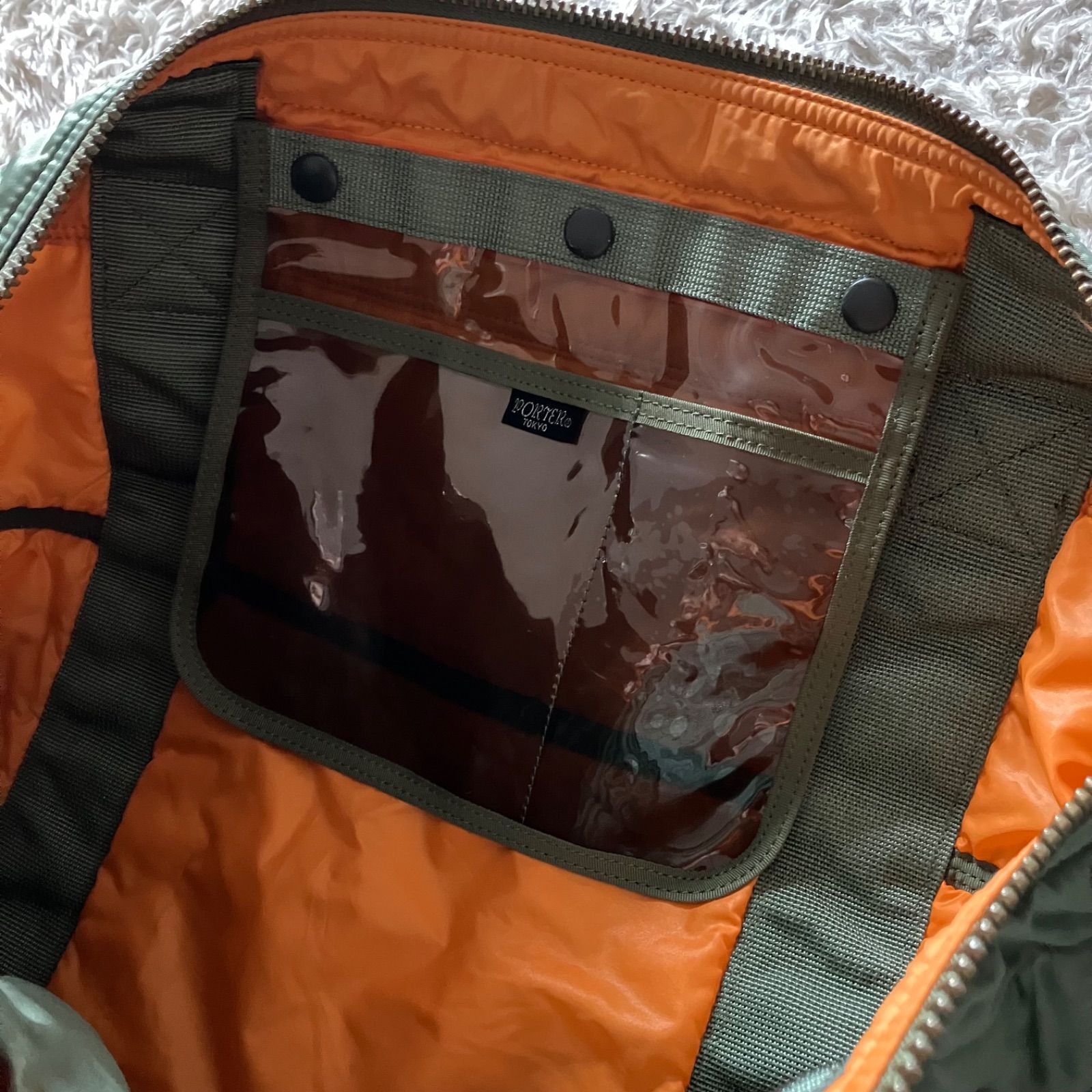 PORTER ポーター タンカー ボストンバッグ L セージグリーン 吉田