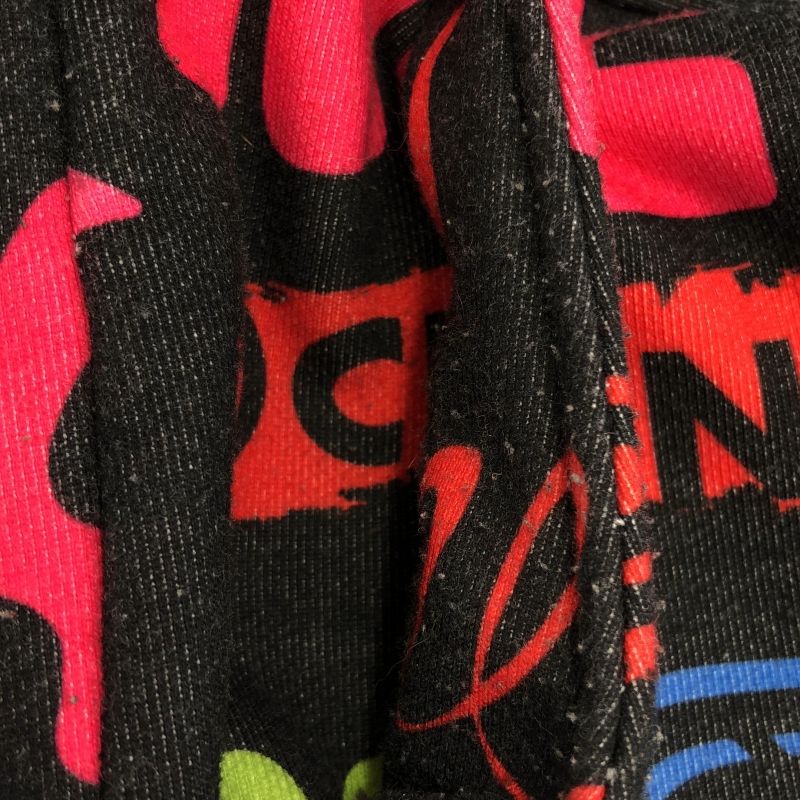 中古】CUNE 30th ANNIV ロゴたくさんサルエルパンツ 2 ブラック
