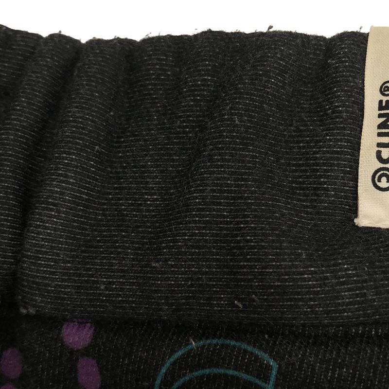 中古】CUNE 30th ANNIV ロゴたくさんサルエルパンツ 2 ブラック