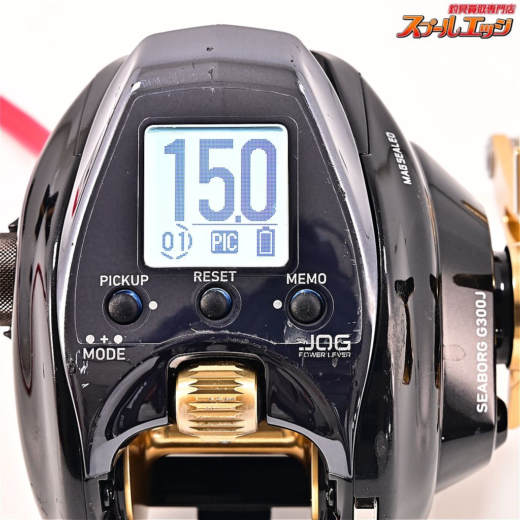 【ダイワ】 21シーボーグ G300J 使用距離40.3km 使用128時間 DAIWA
