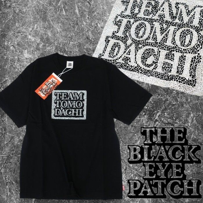 TEAM TOMODACHI LABEL RHINESTONE TEE チーム友達 千葉雄喜