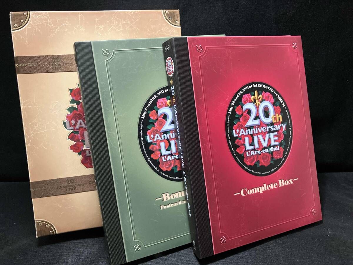 新品 L'Arc～en～Ciel 20th L'Anniversary Live Complete Box DVD4枚組