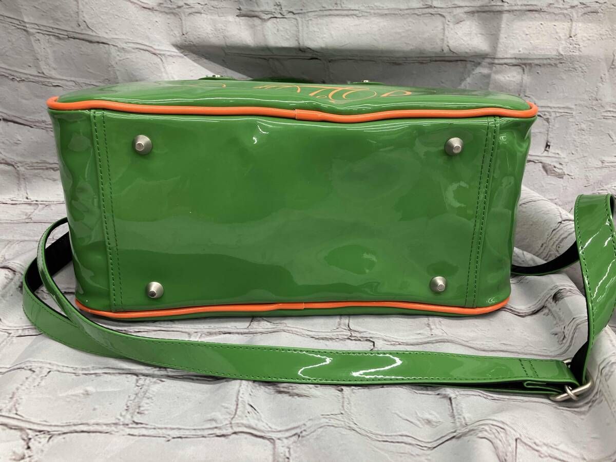 AFB ショルダーバッグ SIGNATURE BAG エナメル グリーン - メルカリ