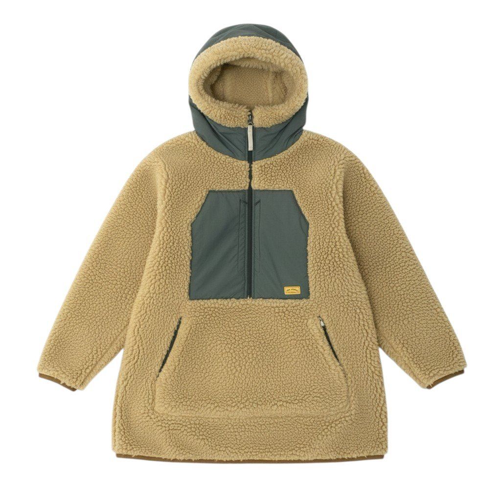 33c10 NATAL DESIGN ネイタルデザイン ホワイトバッファローボアジャケット フリースジャケット アウター XSサイズ ベージュ カーキ メンズ 男性用o07t 33c10 NATAL DESIGN ネイタルデザイン ホワイトバッファローボア