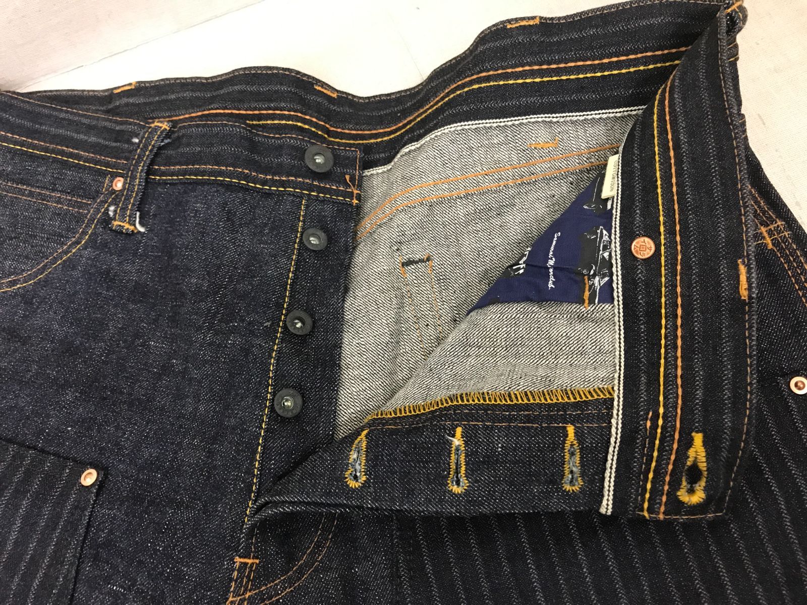 ◇SAMURAI JEANS サムライジーンズ ダブルニー デニムパンツ 19OZ