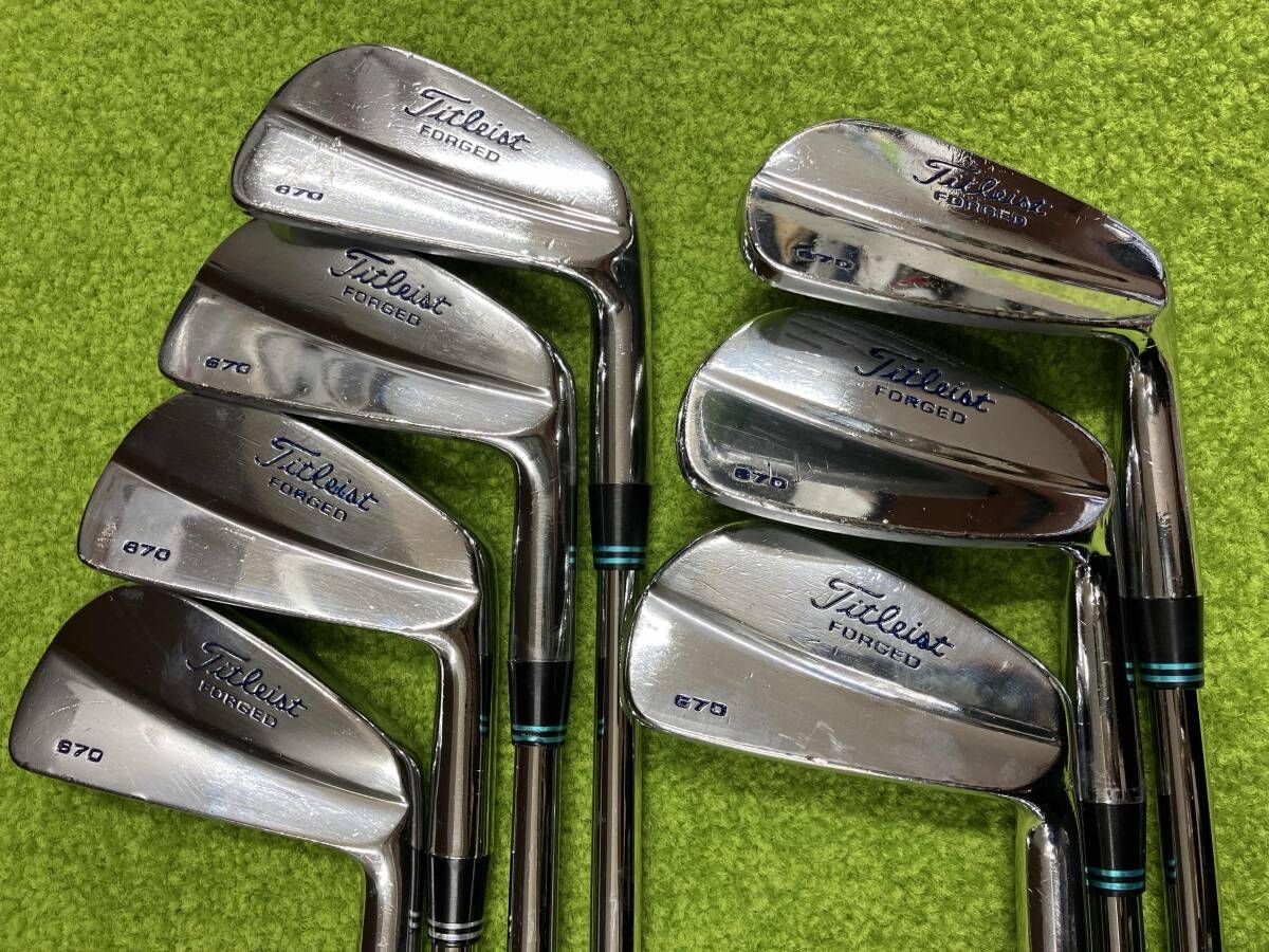 j*j様 タイトリスト 670MB Titleist x100 タイトリスト 670 フォージドアイアンセット スポーツ別 Titleist