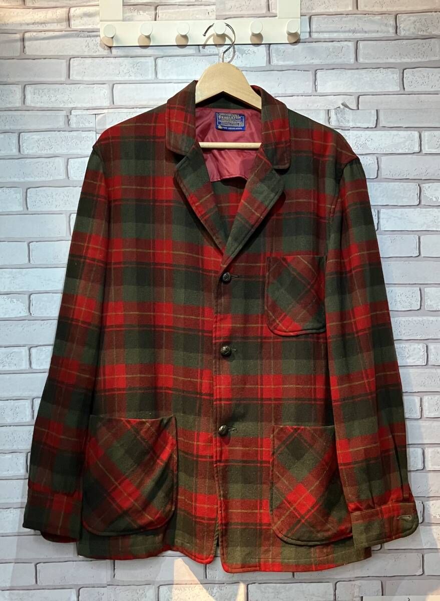 テーラードジャケット PENDLETON ペンドルトン ウール ジャケット チェック