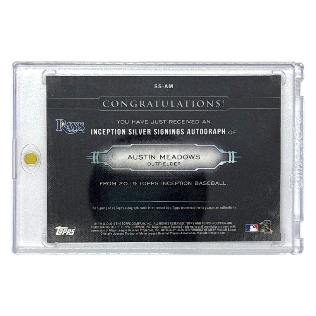 TOPPS MLBカード INCEPTION AUSTIN MEADOWS TAMPA BAY RAYS 1/1 #SS-AM