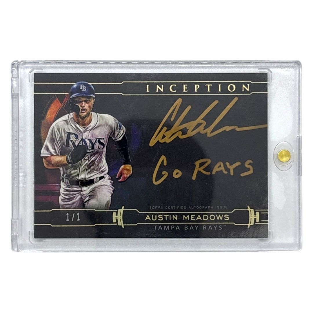 TOPPS MLBカード INCEPTION AUSTIN MEADOWS 05/10 #IAJ-AM 送料無料 中古 IT1 TOPPS MLBカード INCEPTION AUSTIN MEADOWS TAMPA BAY RAYS 1/1 #SS-AM