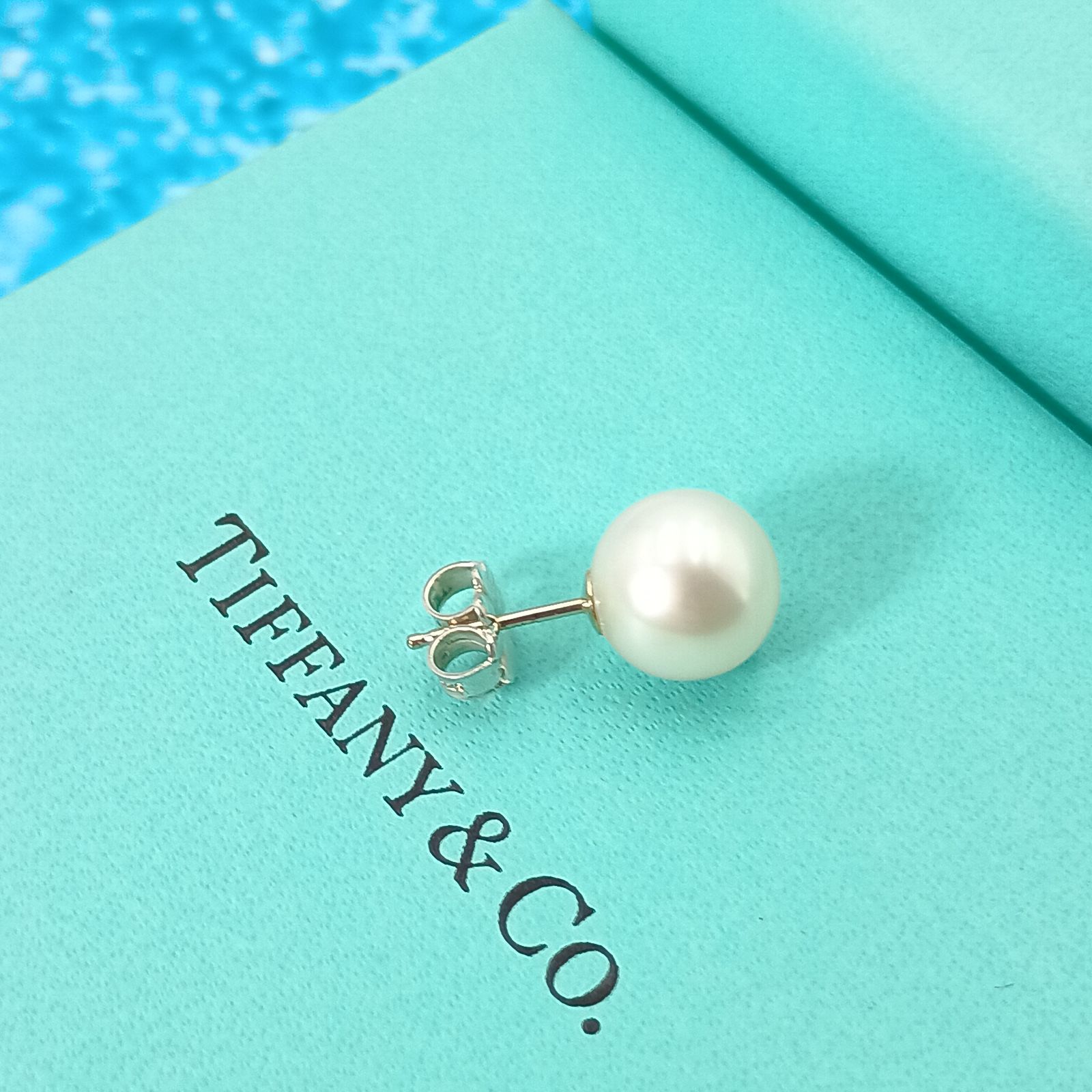 (C)TIFFANY&Co. SILVER925 パールピアス T&Co. 片耳 TIFFANY&Co. ティファニー ジーグフェルド 真珠 パールピアス 片耳