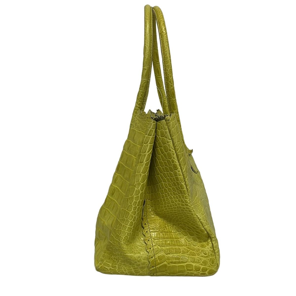 フルラ トートバッグ イエロー 型押し加工 レザー FURLA FURLA - FURLA 