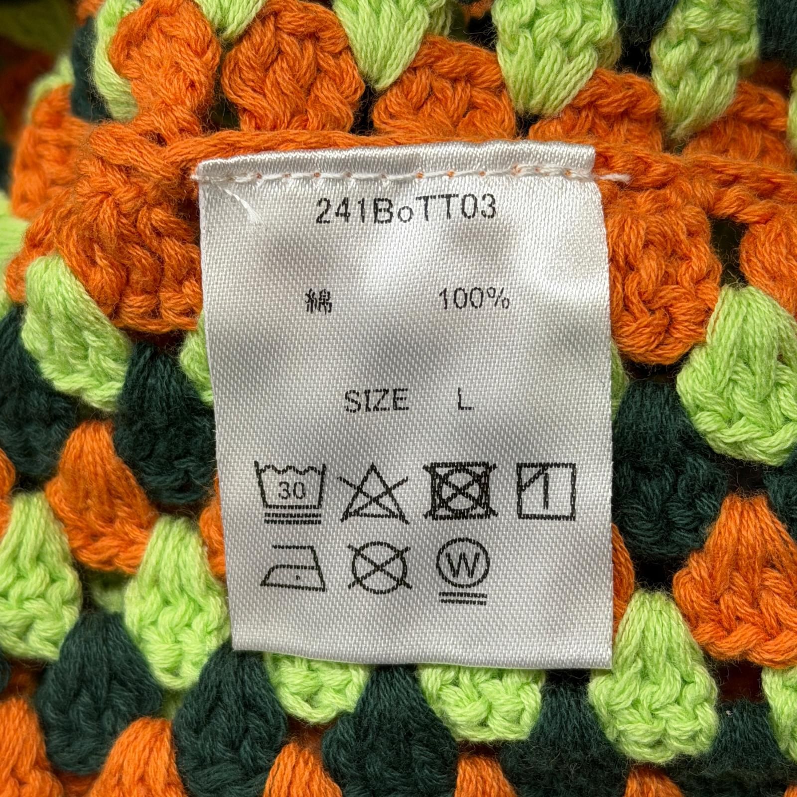 BoTT 24SS Cotton Crochet Knit Shirts コットンクロシェニットシャツ 