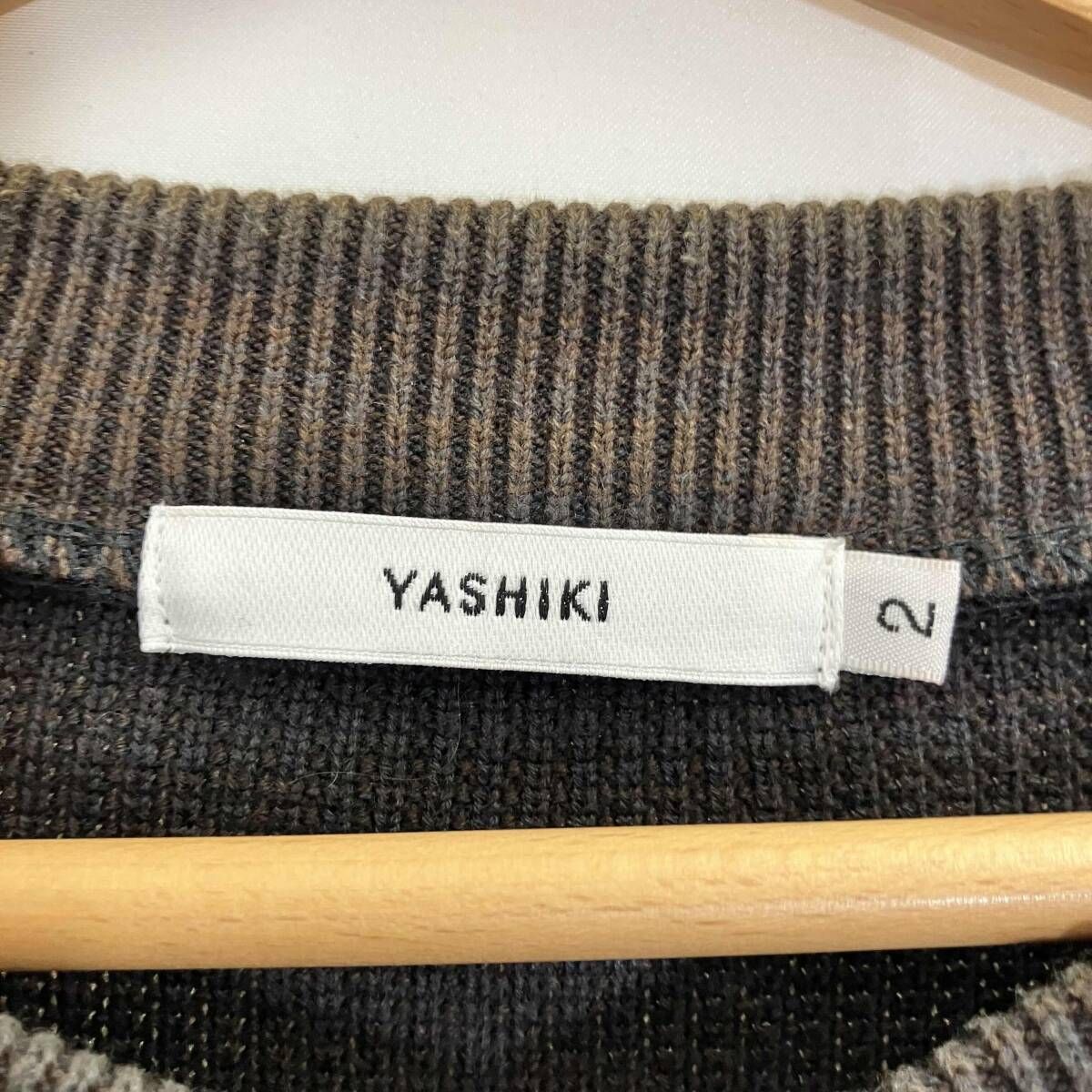 YASHIKI / ヤシキ / ニット / 20SS / Reijitsu Knit / 矢絣柄 / YSK 