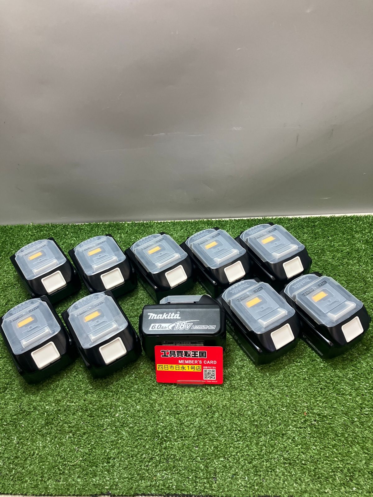 未使用品0936makita(マキタ) 18v6.0Ahバッテリー [雪マーク 【未使用 