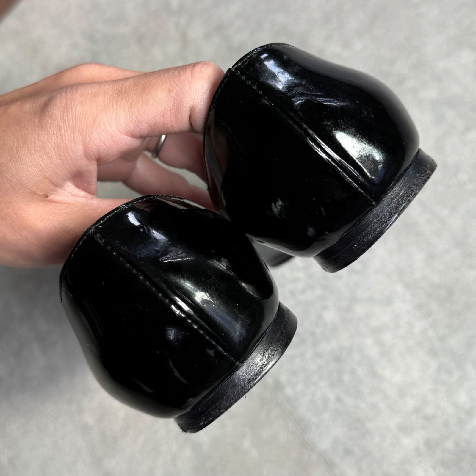 LOUIS VUITTON ルイヴィトン フラットシューズパンプス LVボタン金具