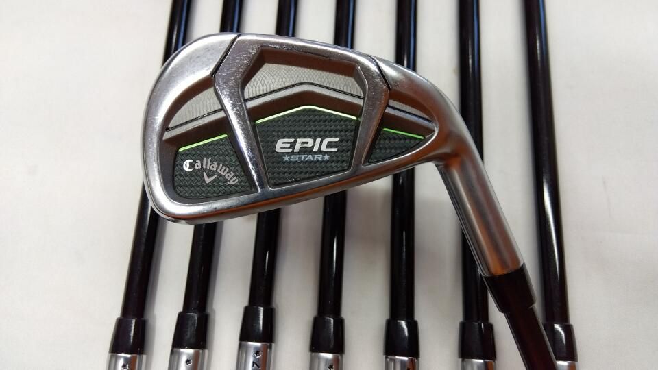 Callaway epic star アイアンセット 8本 フレックスS □キャロウェイ