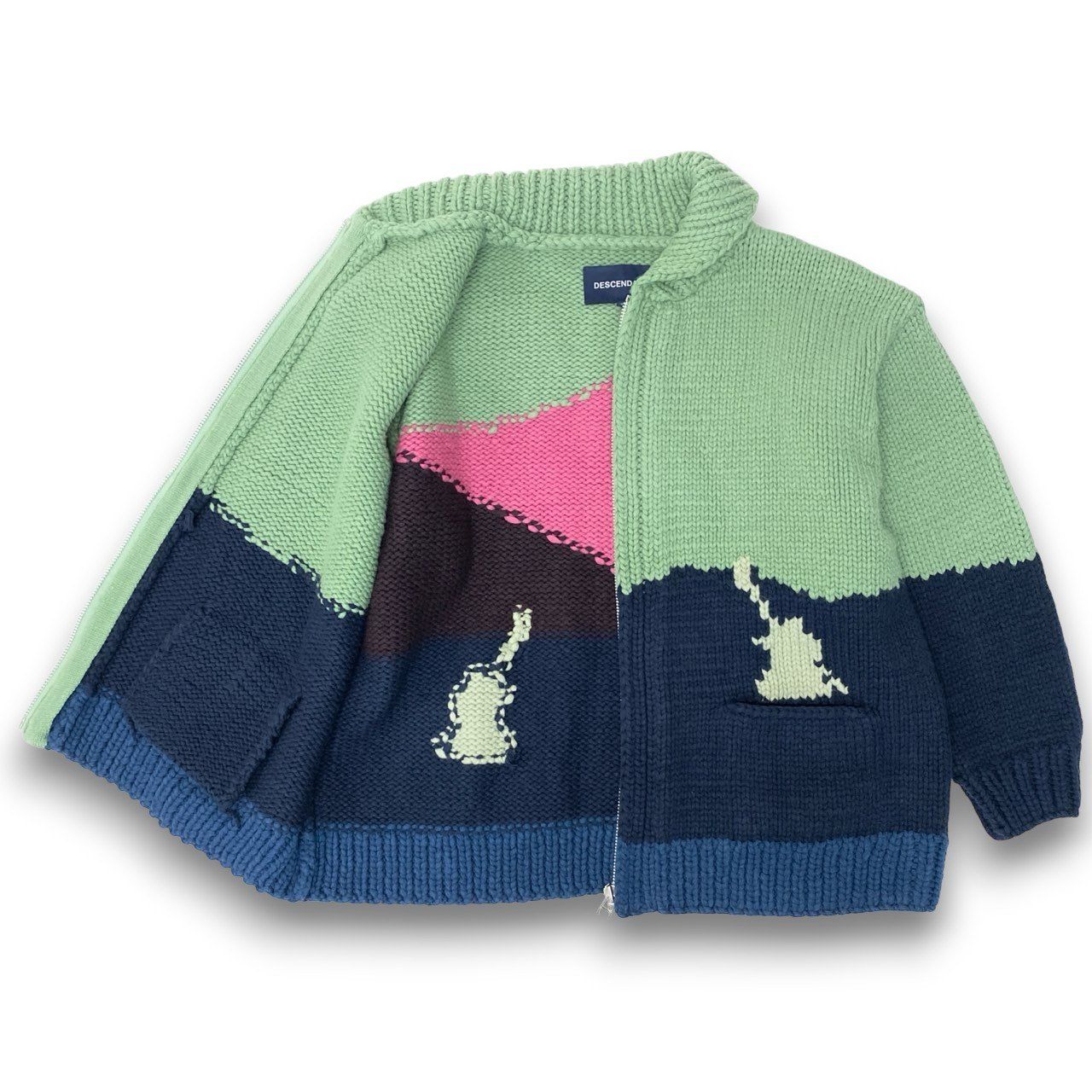 36c10 DESCENDANT ディセンダント 24AW COWICHAN SWEATER カウチン 