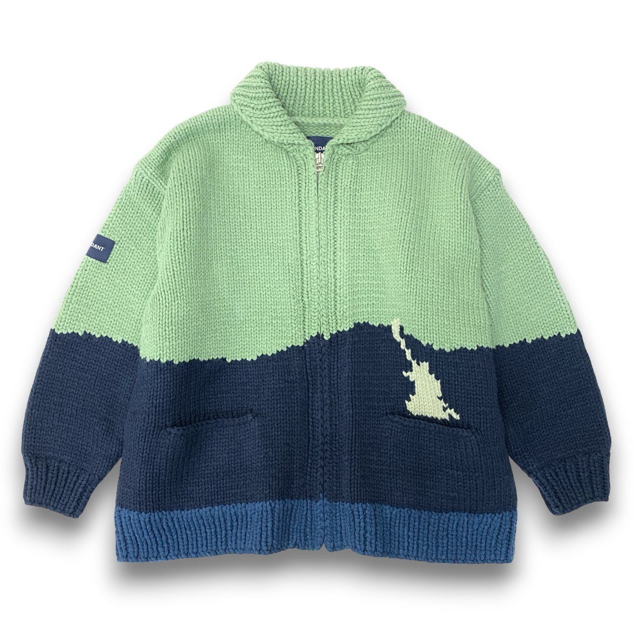 36c10 DESCENDANT ディセンダント 24AW COWICHAN SWEATER カウチン