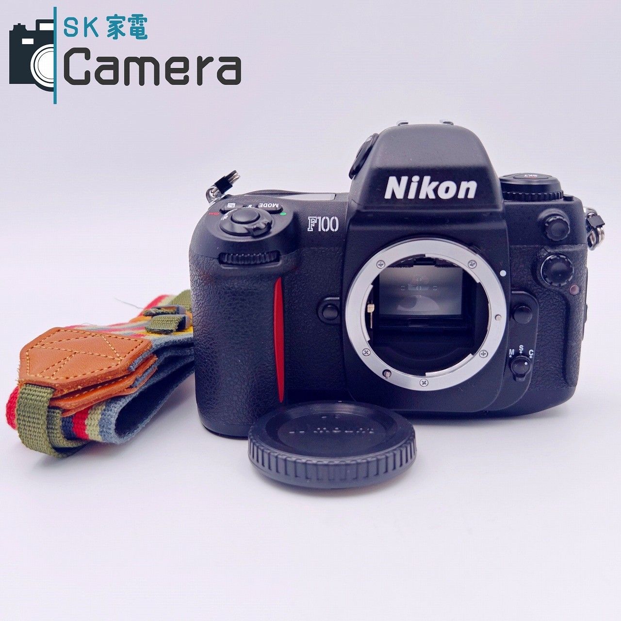 中古】 Nikon F100 一眼レフフィルムカメラ ストラップ付 テスト用