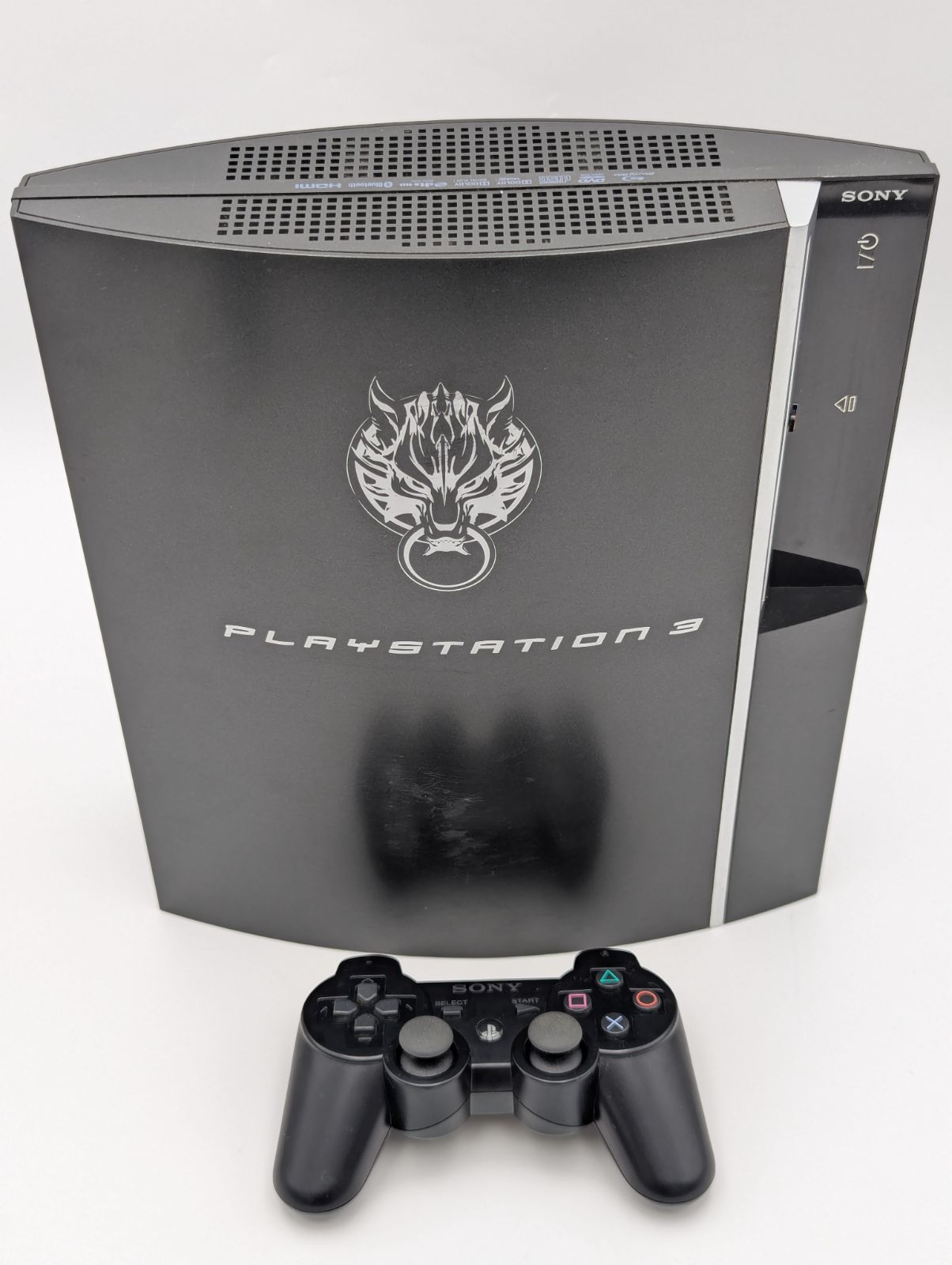 動作確認済み】PS3 FFモデル クラウドブラック 160GB 本体 FINAL 
