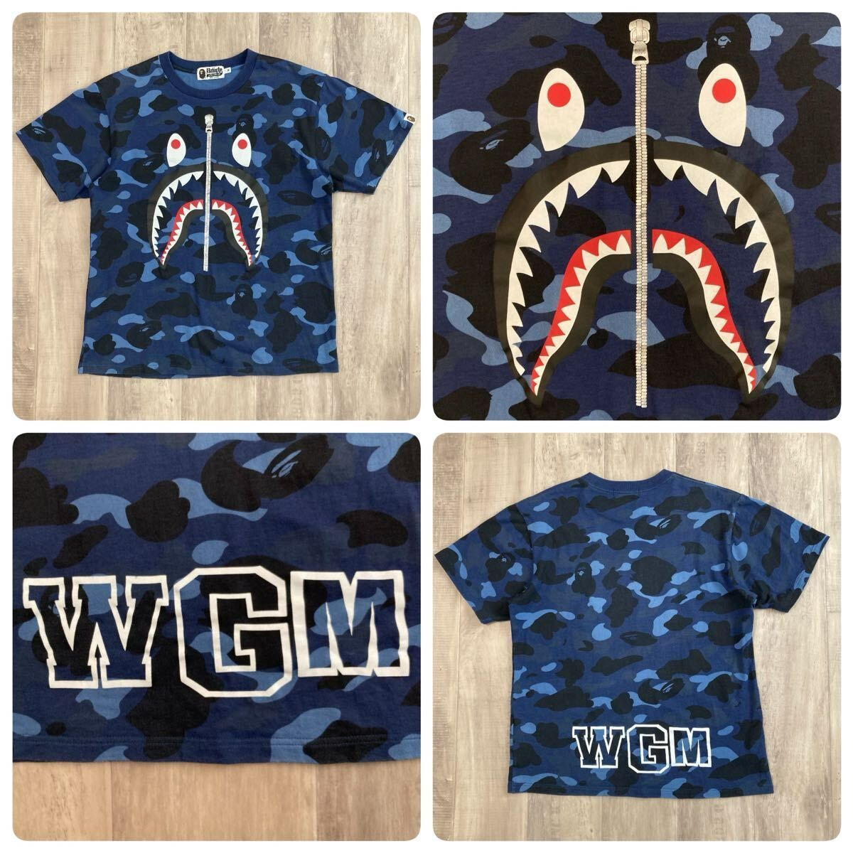 Camiseta Color Camo Shark A BATHING APE® | Sitio web oficial BAPE