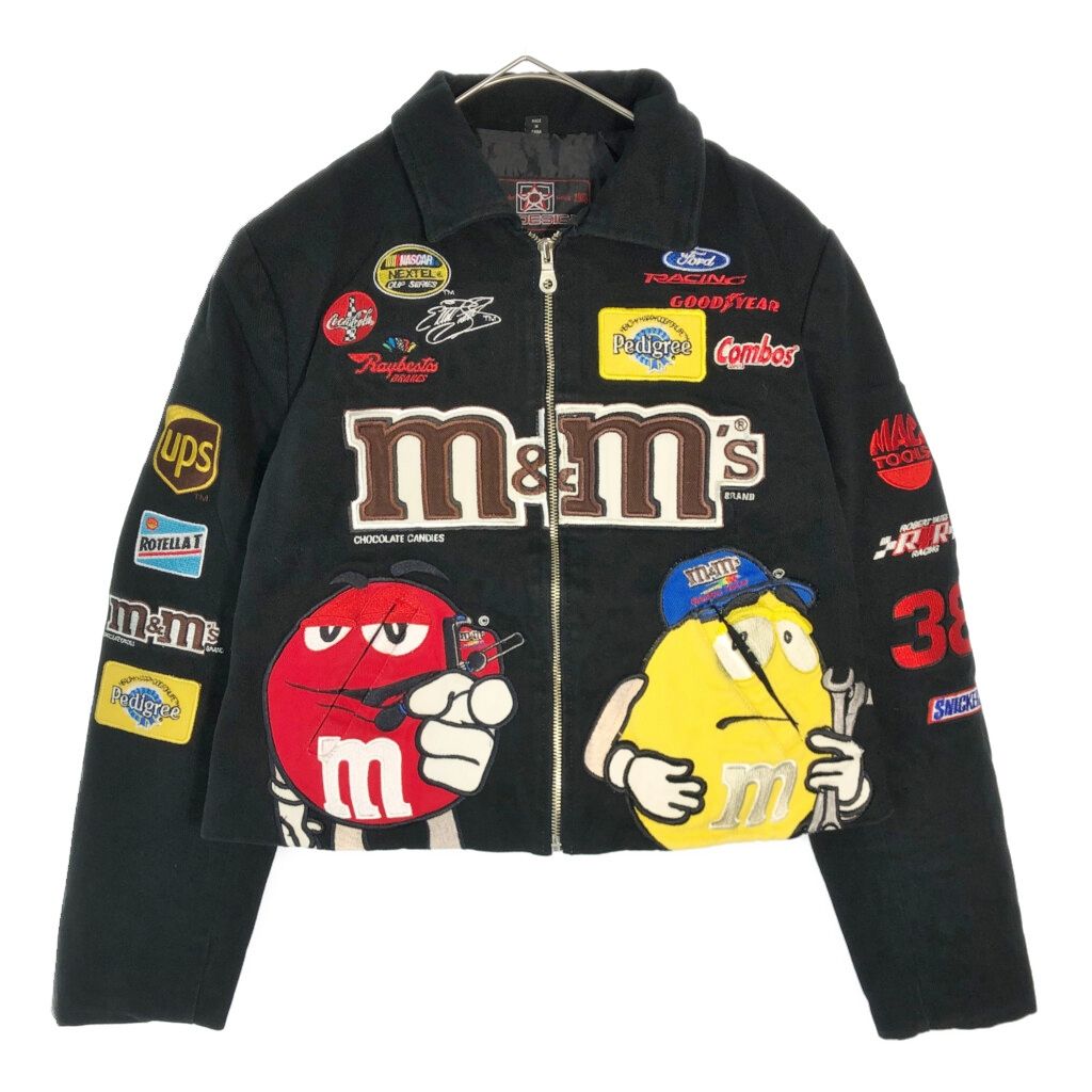USA製 JH DESIGN JH デザイン コットン レーシングジャケット m&m's