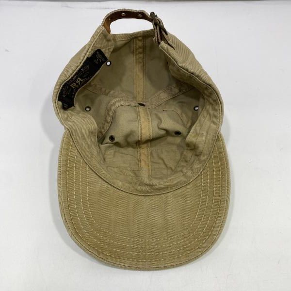 中古】RRL 90s USA製 三ツ星タグ トラッカーキャップ ベージュ ダブル