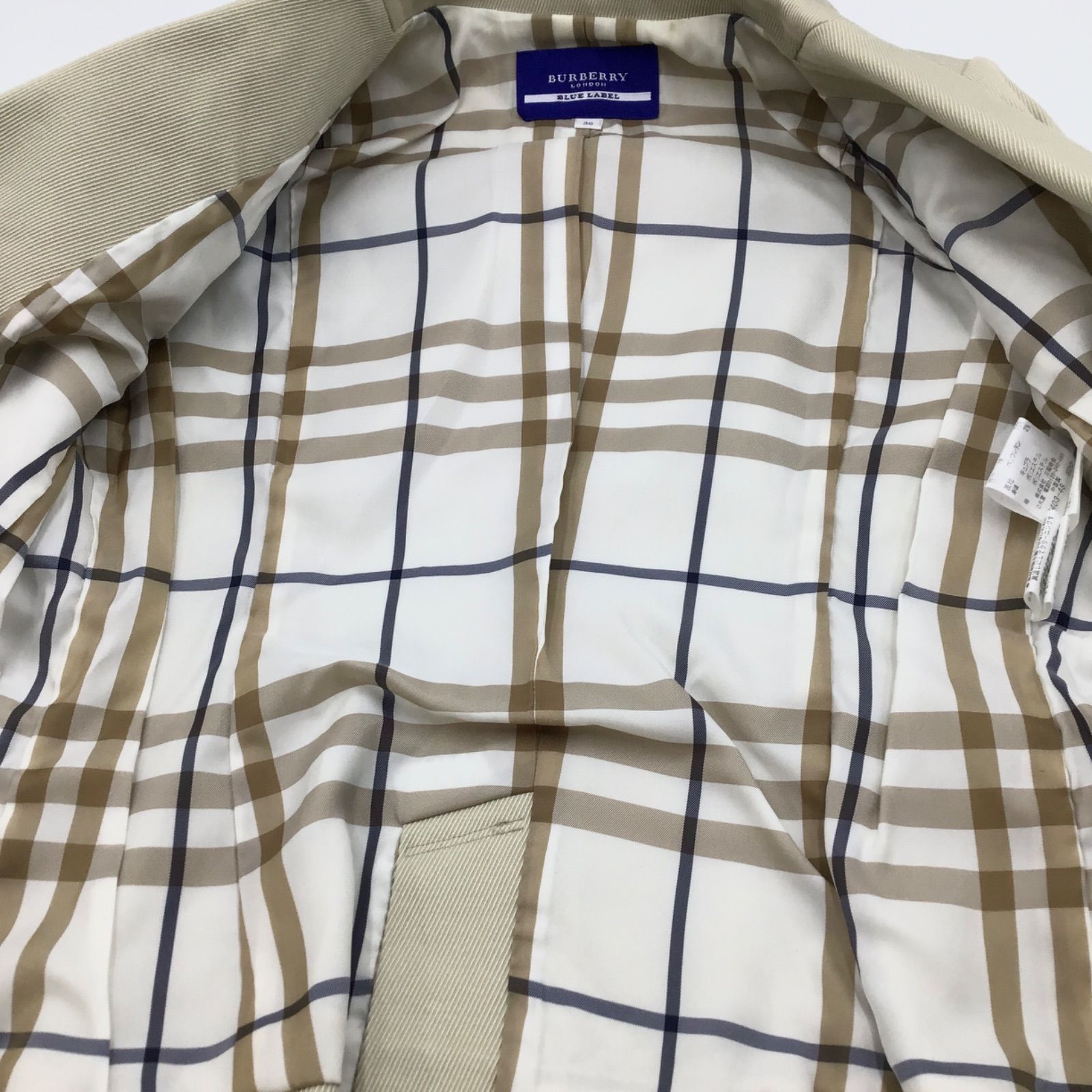 BURBERRY BLUE LABEL バーバリー ブルーレーベル テーラードジャケット 
