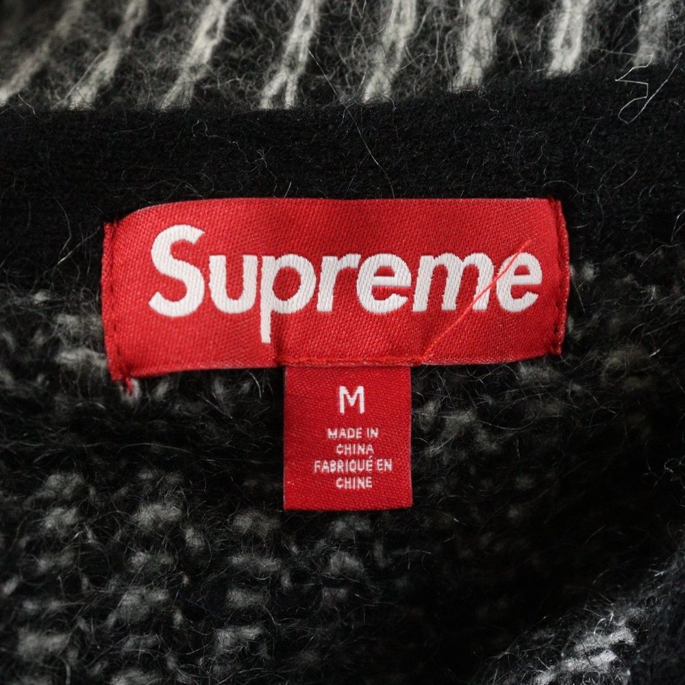 SUPREME (シュプリーム) 25SS 2-Tone Mohair Cardigan ツートーン