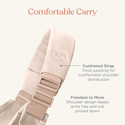 Ergobaby(エルゴベビー) Upsie アップシー スリング ナチュラルベージュ 抱っこ紐 き 日本正規品 6ヶ月から48ヶ月まで 20.4kgまで サブキャリア コンパクト 綿 抱っこサポート ベビーキャリア 赤ち