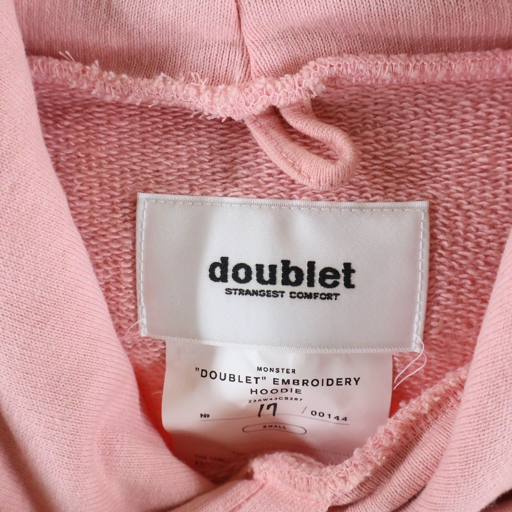 doublet (ダブレット) 23AW DOUBLAND EMBROIDERY HOODIE ダブランド 