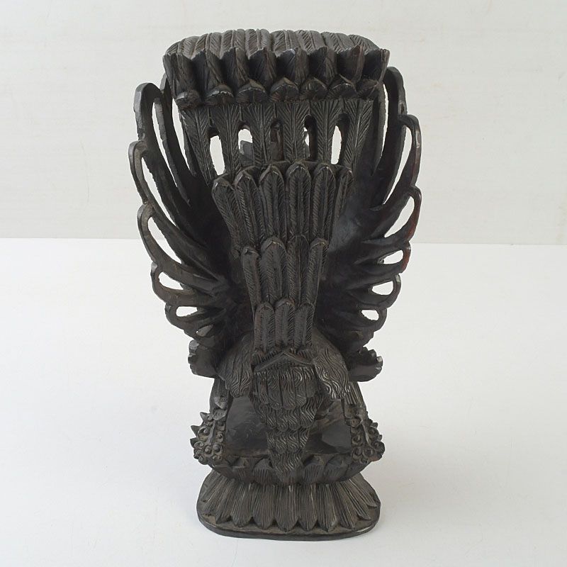 バリ島 インドネシア 木彫 ガルーダ 置物 C S754 - メルカリ