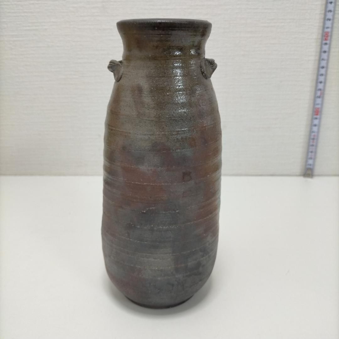 備前焼 森丁斎造 鬼の腕花生 花入 窯変 花瓶 飾壺 共箱 / 花器 茶道具 備前焼 森丁斎造 鬼の腕花生 花入 窯変 花瓶 飾壺 共箱 | APPS