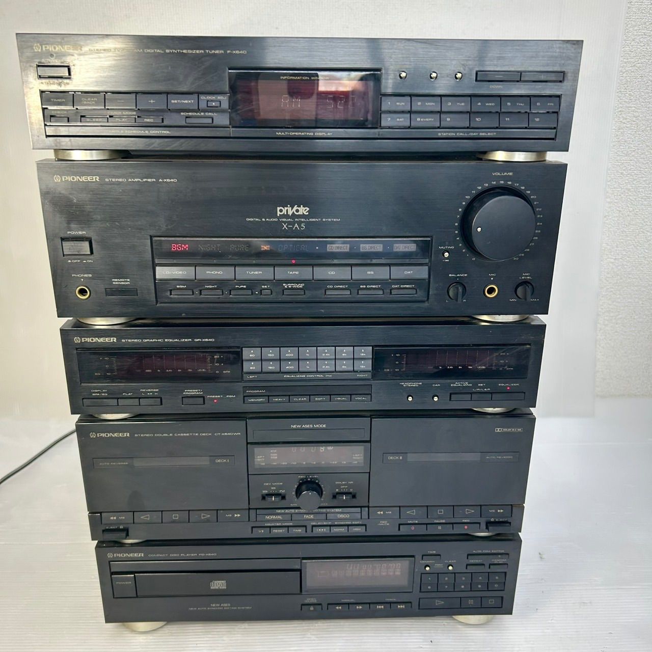 PIONEERパイオニアPRIVATEプライベートX-A5システムコンポ 