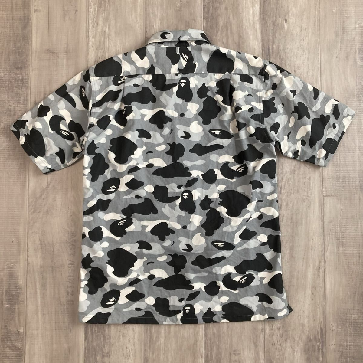 ☆初期☆ BAPE CAMO ワークシャツ Mサイズ a bathing ape BAPE 半袖
