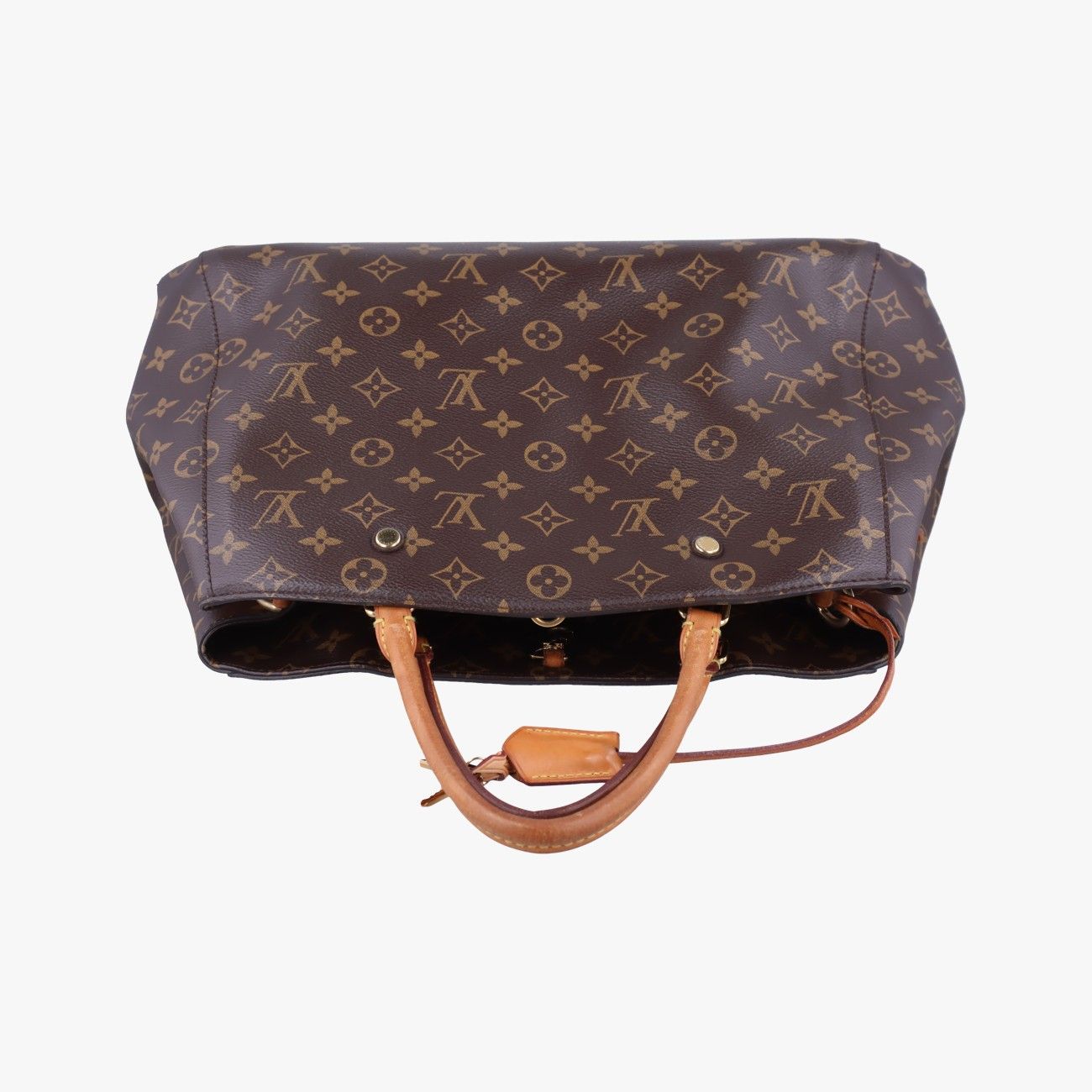 LOUIS VUITTON◇モンテーニュGM_モノグラム・キャンバス_BRW/PVC/BRW 