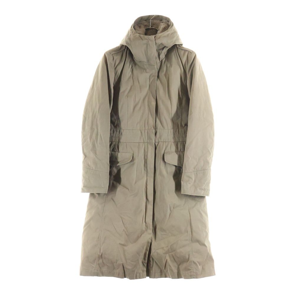 MONCLER (モンクレール) ファー付き ジップアップ ダウンライナー 