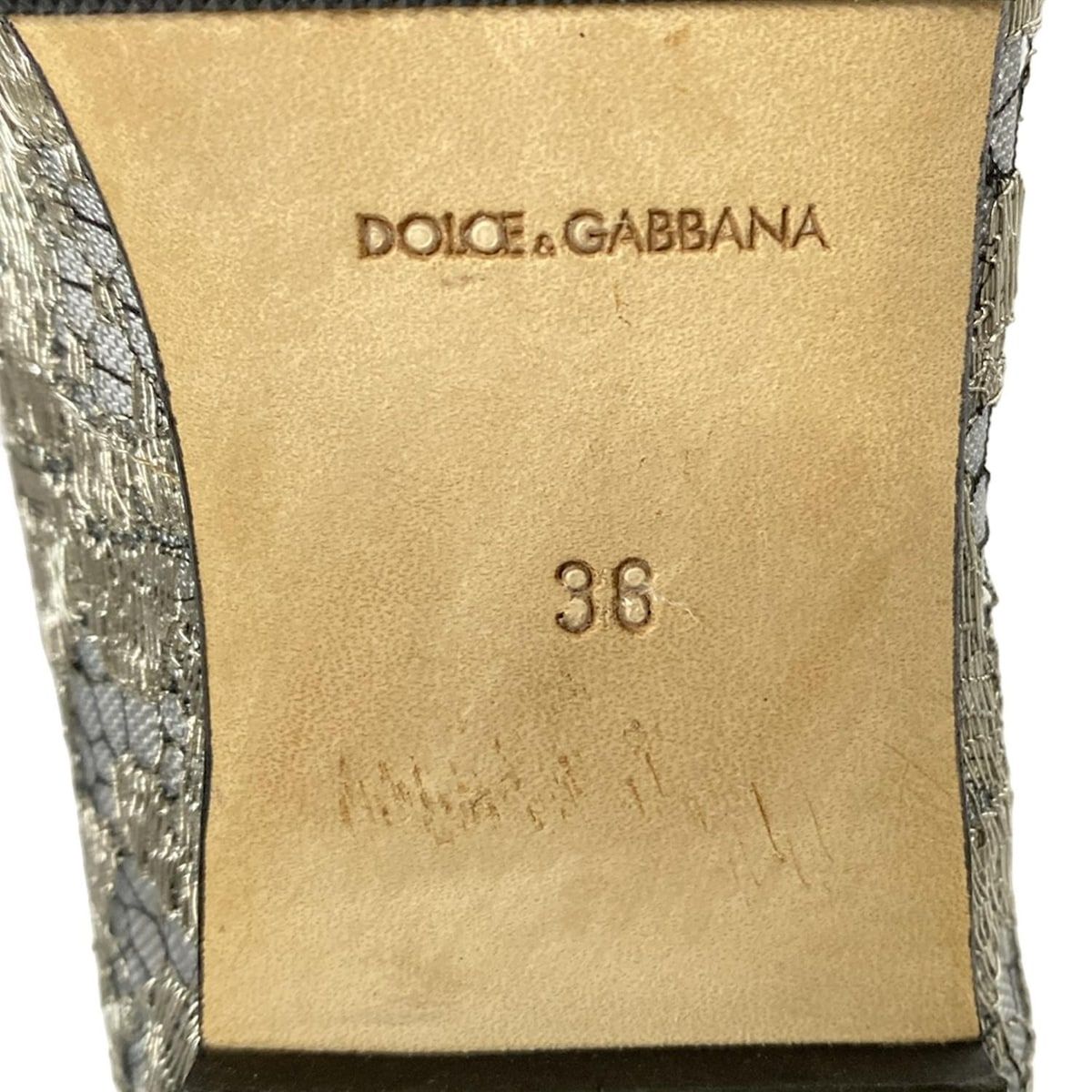 DOLCE&GABBANA(ドルチェアンドガッバーナ) フラットシューズ 36