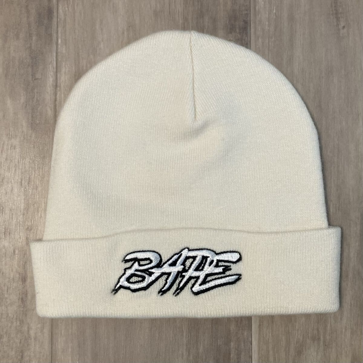 BAPE LOGO MOTOR SPORT ニット帽 ビーニー a bathing ape Beanie Knit