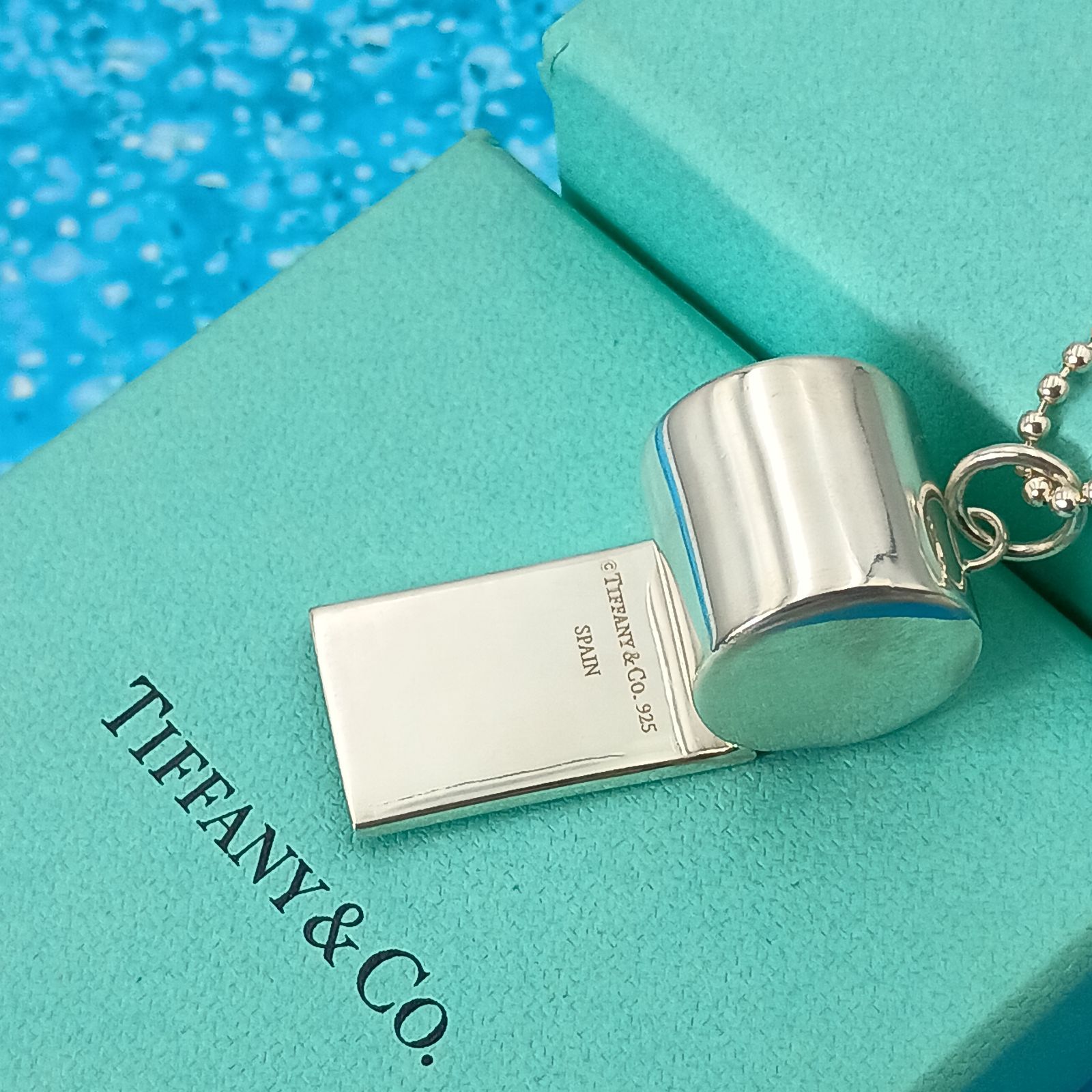 TIFFANY&Co. ティファニー 1837 ホイッスル ネックレス ロングチェーン 