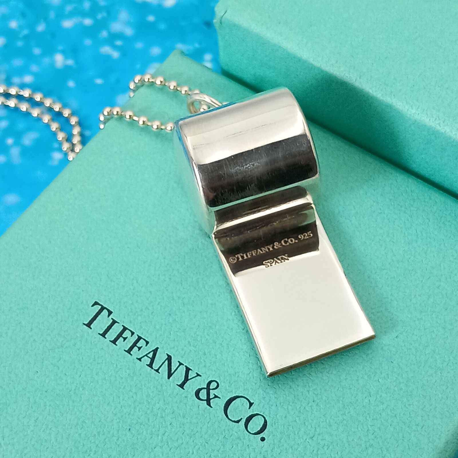 TIFFANY&Co. ティファニー 1837 ホイッスル ネックレス ロングチェーン 