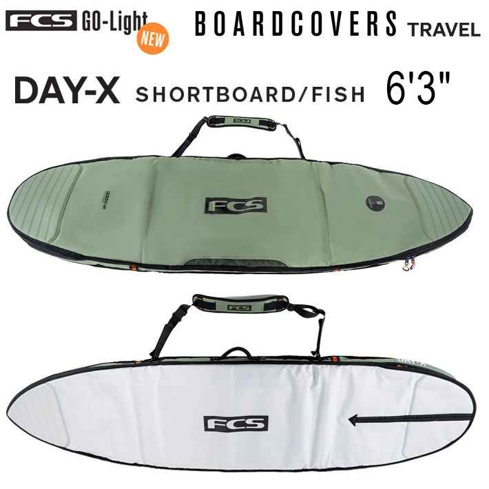 FCS TRAVEL 1 6’0 サーフボードケース トラベル 20%OFF】サーフボード ケース FCS エフシーエス トラベルカバー DAY-X
