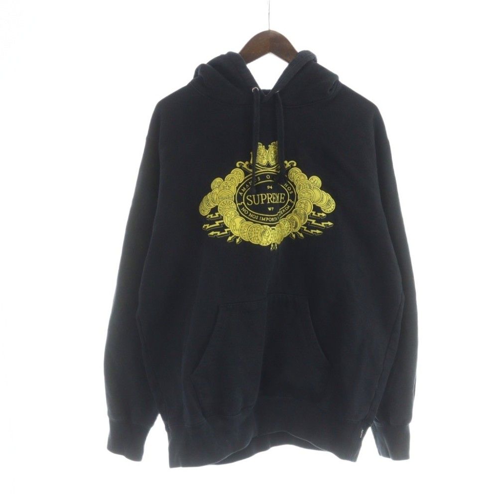 シュプリーム SUPREME Supreme Amanos o odianos Hoodie パーカー ブラック■GY01