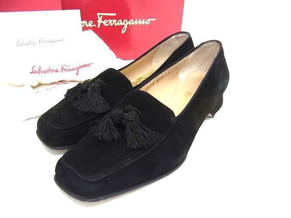 Salvatore Ferragamo フェラガモ スエード ローファー 表記サイズ5 (約 