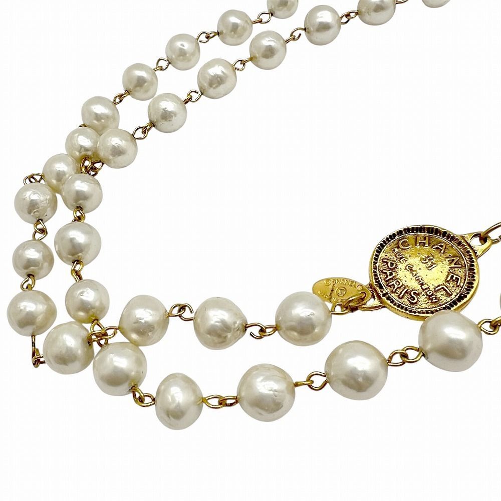 CHANEL シャネル CAMBON パールロングネックレス パール CHANEL シャネル CAMBON パールロングネックレス パール
